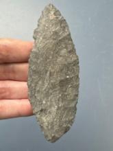 4" Bi-point, Found in Ponca City, Oklahoma along Arkansas River by Terry Miller
