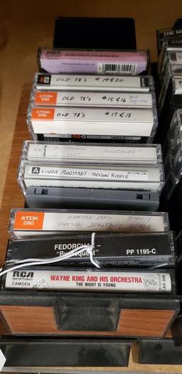 LOT OF CASSETTE TAPES