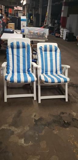 2 PATIO CHAIRS