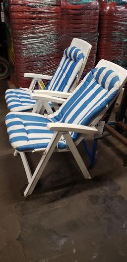 2 PATIO CHAIRS