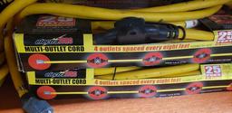 4 MULTI OUTLET CORDS