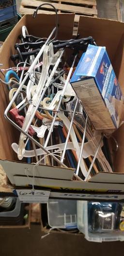 BOX OF HANGERS