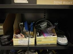 LOT OF MISC ELECTRONICS IN CABINET - DOES NOT INCLUDE CABINET