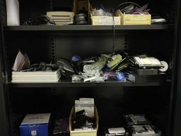 LOT OF MISC ELECTRONICS IN CABINET - DOES NOT INCLUDE CABINET