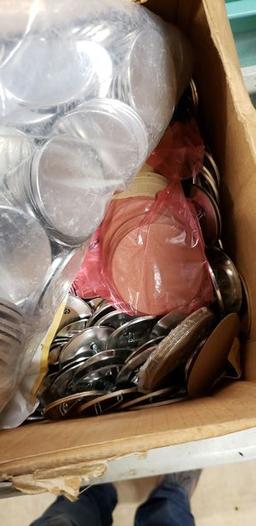 BOX OF BLANK PINS