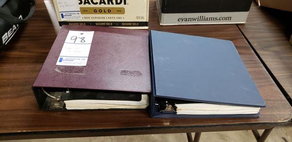 LOT OF SONG LYRICS IN 2 BINDERS