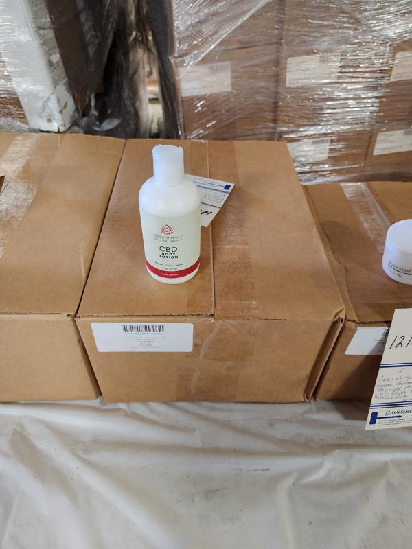 2 Cases Of 24 Seven7h Sense Cbd Body Lotion - Cedar Jasmine