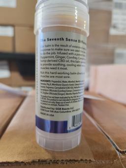 2 Cases 24 Of Seven7h Sense Cbd Soothing Muscle Blam - Chamomile Green Tea