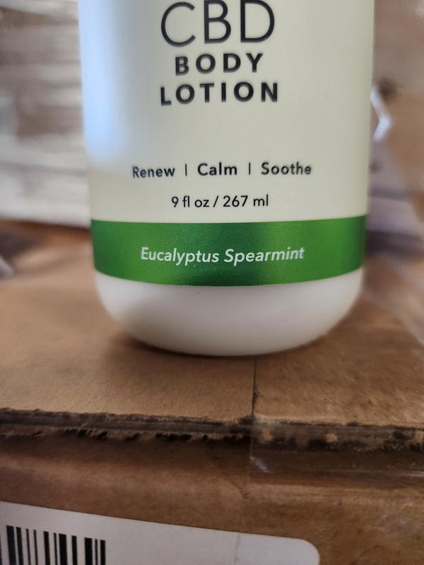 2 Cases Of 24 Seven7h Sense Cbd Body Lotion - Eucalyptus Spearmint