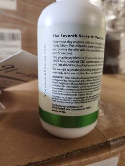 2 Cases Of 24 Seven7h Sense Cbd Body Lotion - Eucalyptus Spearmint