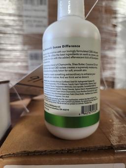 2 Cases Of 24 Seven7h Sense Cbd Body Lotion - Eucalyptus Spearmint