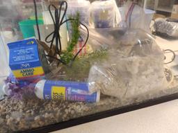 FISH TANK WITH ACCESSORIES