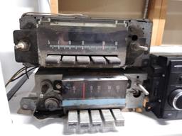 LOT OF CAR PARTS, RADIOS AND MIRRORS