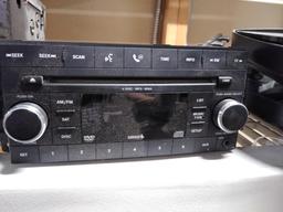 LOT OF CAR PARTS, RADIOS AND MIRRORS
