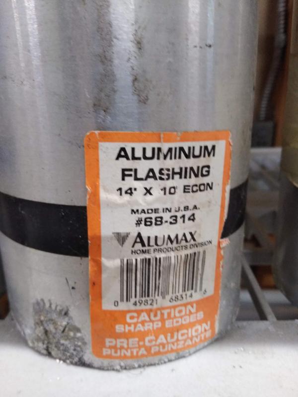 3 ROLLS OF ALUMINUM FLASHING