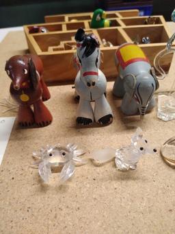 LOT OF MANIATURES WITH NOAHS ARK DISPLAY