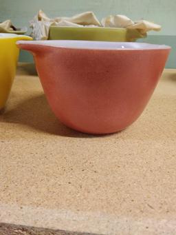 SET OF 3 VINTAGE ANCHOR HOCKING OVEN PROOF BOWLS