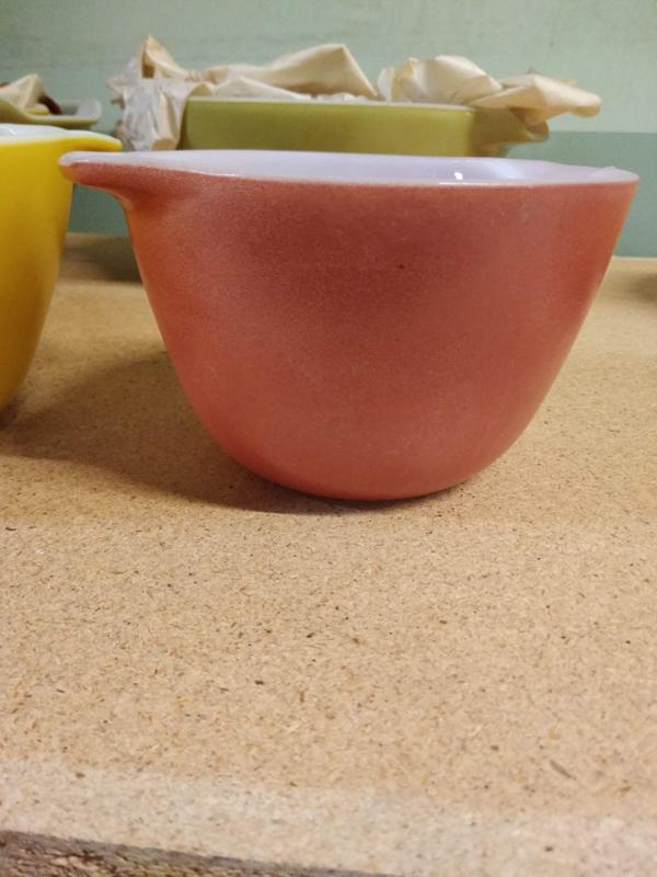 SET OF 3 VINTAGE ANCHOR HOCKING OVEN PROOF BOWLS