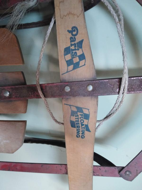 2 WOODEN SLEDS