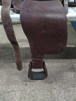SWEET HOME TEXAS HORSE SADDLE - This item is local pick up or freight ship only