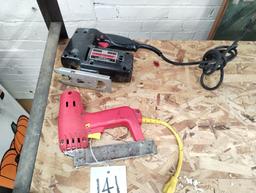 CRAFTSMAN JIG SAW AND ARROW STAPLER