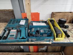 LOT OF DRILLS AND CHARGERS - AS IS