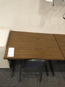 SINGLE PERSON DESK WITH CHAIR 36" X 26"