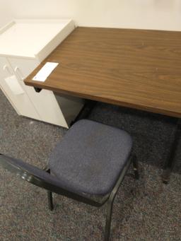 SINGLE PERSON DESK WITH CHAIR 36" X 26"