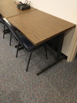 SINGLE PERSON DESK WITH CHAIR 36" X 26"