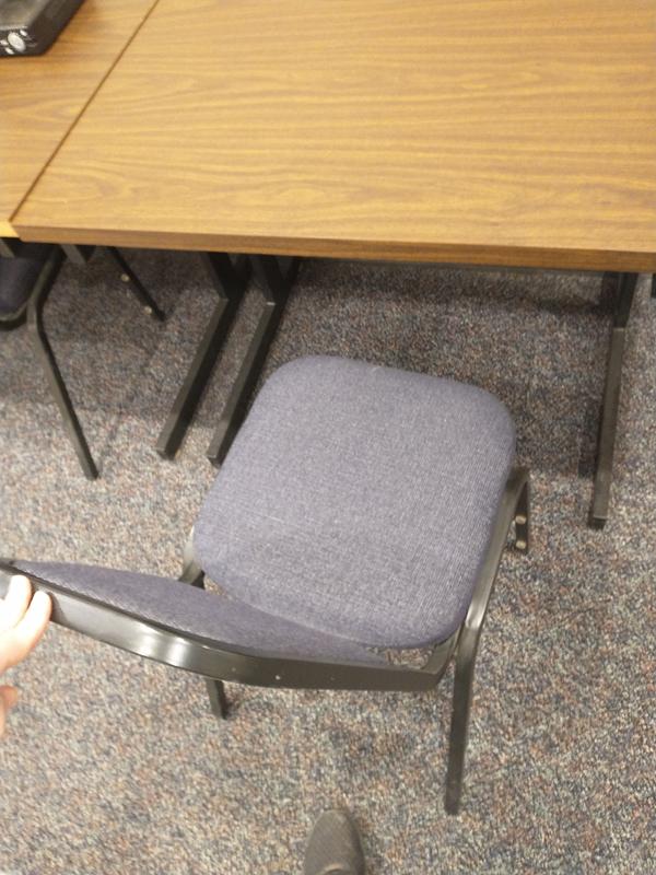 SINGLE PERSON DESK WITH CHAIR 36" X 26"