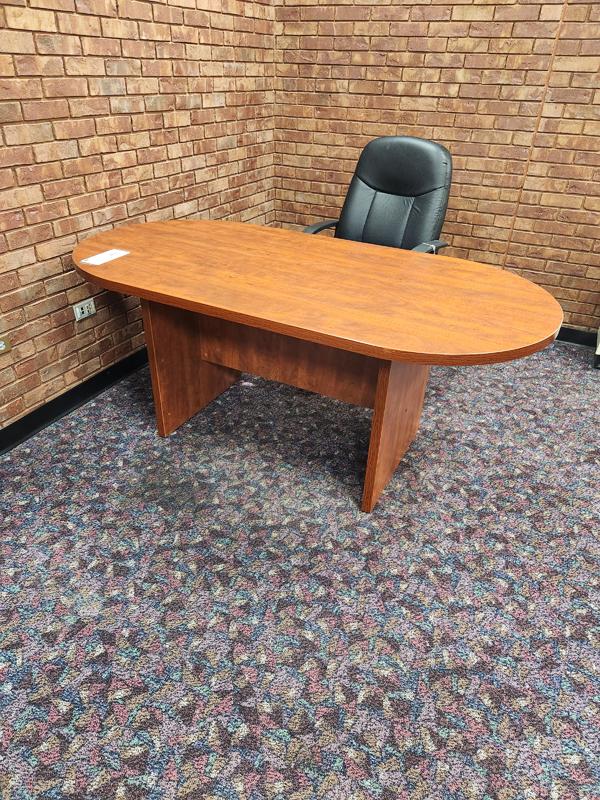 OVAL DESK 71" X 31-1/2"