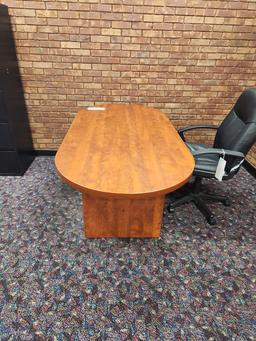 OVAL DESK 71" X 31-1/2"