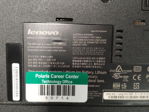 LOT OF 4 LENOVO THINK PADS L512 AND R61I