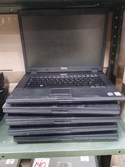 LOT OF 5 DELL LATITUDE E5500 LAPTOPS
