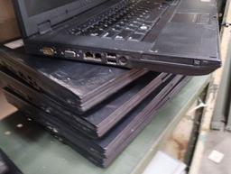 LOT OF 5 DELL LATITUDE E5500 LAPTOPS