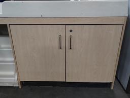 CHANGING TABLE WITH SINK AND PULL OUT STEPS   59"x24"x38"