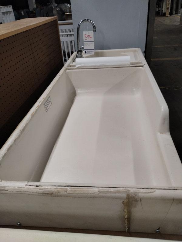 CHANGING TABLE WITH SINK AND PULL OUT STEPS   59"x24"x38"