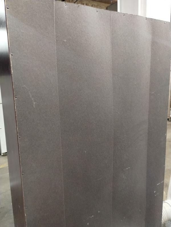 STURDY 6 SHELF WOODEN BOOK CASE  36" X 12" X 73"