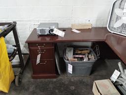 L SHAPE DESK 77" X 67"