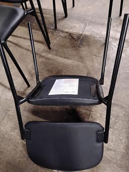 5 BLACK OFFICE CHAIRS - AS IS