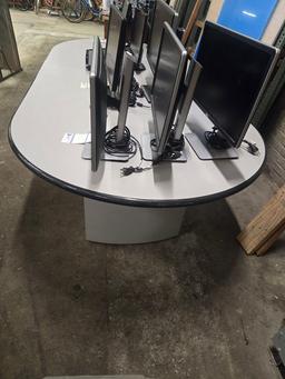 GREY FORMICA TOP CONFERENCE TABLE 48" X 94"
