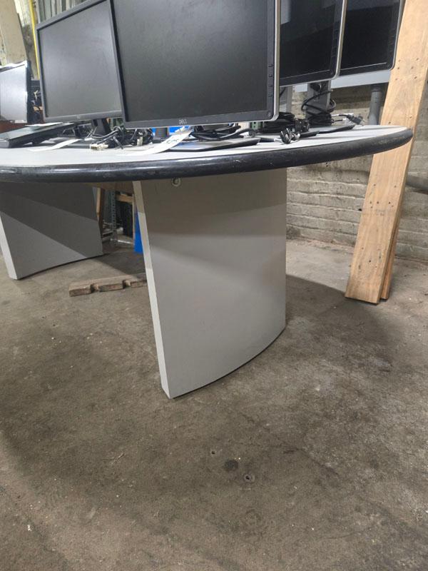 GREY FORMICA TOP CONFERENCE TABLE 48" X 94"