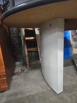 GREY FORMICA TOP CONFERENCE TABLE 48" X 94"
