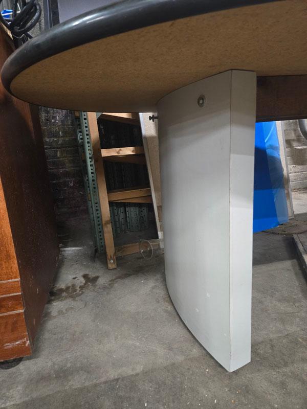 GREY FORMICA TOP CONFERENCE TABLE 48" X 94"