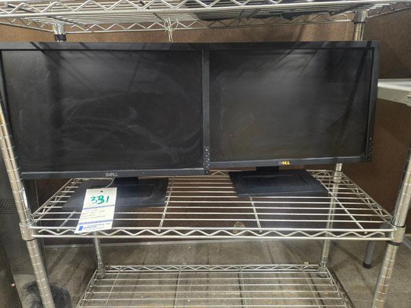 2 DELL 22" MONITORS - MODEL E2209WF