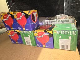 LOT OF ASSORTED PARTY LIGHT BULBS