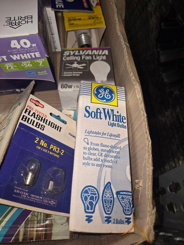 LOT OF ASSORTED PARTY LIGHT BULBS