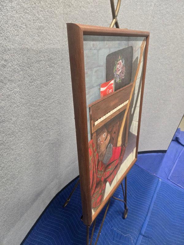 FRAMED PAULA BLACKMAN "ERIE" ON CANVAS - ARTIST SIGNED