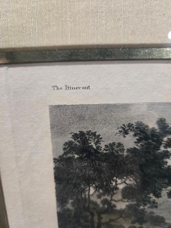 FRAMED NEW ROSS ENGLAND INFO AND ART BY G. HOLMES - 15.5" X 20.5"