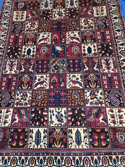 ORIENTAL TYPE AREA RUG MEASURING 9'10 X 7'3